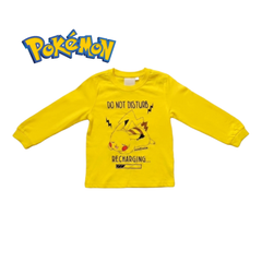 POKEMON PIKACHU YELLOW FULL SLEEVES T-SHIRT