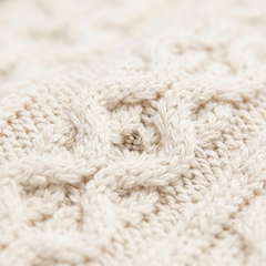 NEXT ECRU WHITE CABLE KNIT CARDIGAN