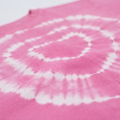 ZARA VIBRANT PINK TIE-DYE HEART SWEATSHIRT