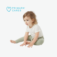PRIMARK CARES SAGE GREEN RIBBED LEGGINGS