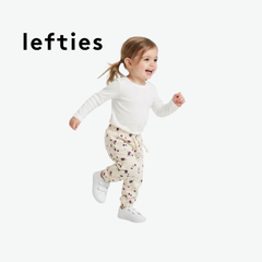 LEFTIES OFF-WHITE BERRY-PRINT JOGGERS