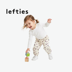 LEFTIES OFF-WHITE BERRY-PRINT JOGGERS