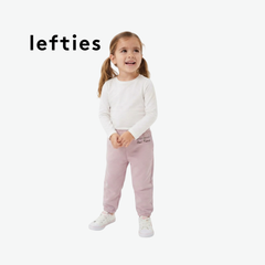 LEFTIES DUSTY PINK GRAPHIC SWEATPANTS