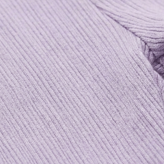 ZARA LILAC RIBBED WARM LEGGINGS