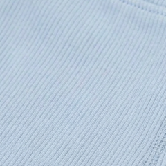 ZARA LIGHT BLUE RIBBED WARM LEGGINGS