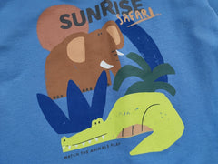 NEXT BLUE SUNRISE SAFARI GRAPHIC SWEATSHIRT
