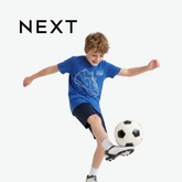 NEXT BLUE "GAME ON" FOOTBALL CLEAT T-SHIRT