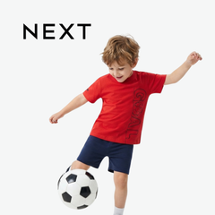 NEXT RED "GOAL" FOOTBALL TYPOGRAPHY T-SHIRT