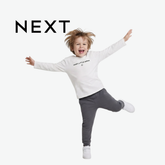 NEXT "HAPPY LITTLE HUMAN" WHITE LONG-SLEEVE T-SHIRT