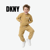 DKNY LIGHT CAMEL SWEATSHIRT AND JOGGER SET