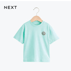 NEXT T-SHIRT MINT BLUE WITH SMILE