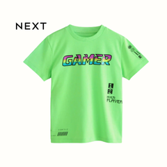 NEXT NEON GREEN GAMER T-SHIRT