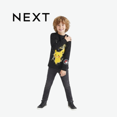 NEXT POKÉMON PIKACHU BLACK LONG-SLEEVE SHIRT