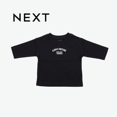 NEXT BLACK ALWAYS AWESOME GRAPHIC LONG-SLEEVE T-SHIRT