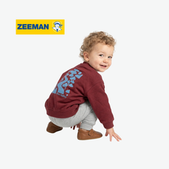 ZEEMAN MAROON FREE VALLEY GRAPHIC SWEATSHIRT
