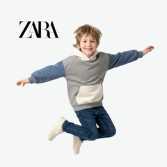 ZARA COLORBLOCK HOODIE