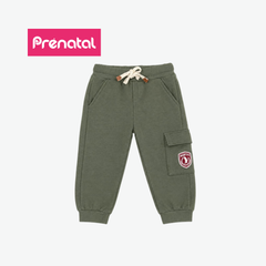 PRÉNATAL OLIVE GREEN CARGO SWEATPANTS