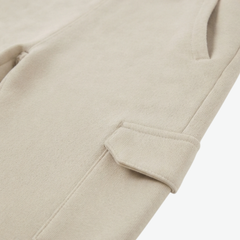 MANGO BEIGE CARGO SWEATPANTS
