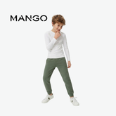 MANGO OLIVE GREEN JOGGERS