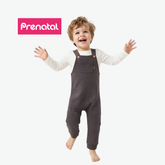 PRENATAL DARK GREY POCKET DUNGAREES