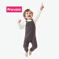 PRENATAL DARK GREY POCKET DUNGAREES