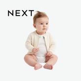 NEXT CREAM FULL-ZIP KNIT CARDIGAN