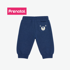 PRÉNATAL NAVY BEAR-POCKET SWEATPANTS