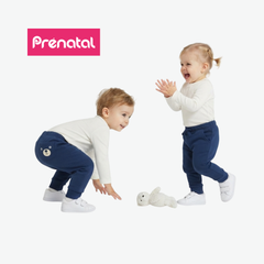 PRÉNATAL NAVY BEAR-POCKET SWEATPANTS