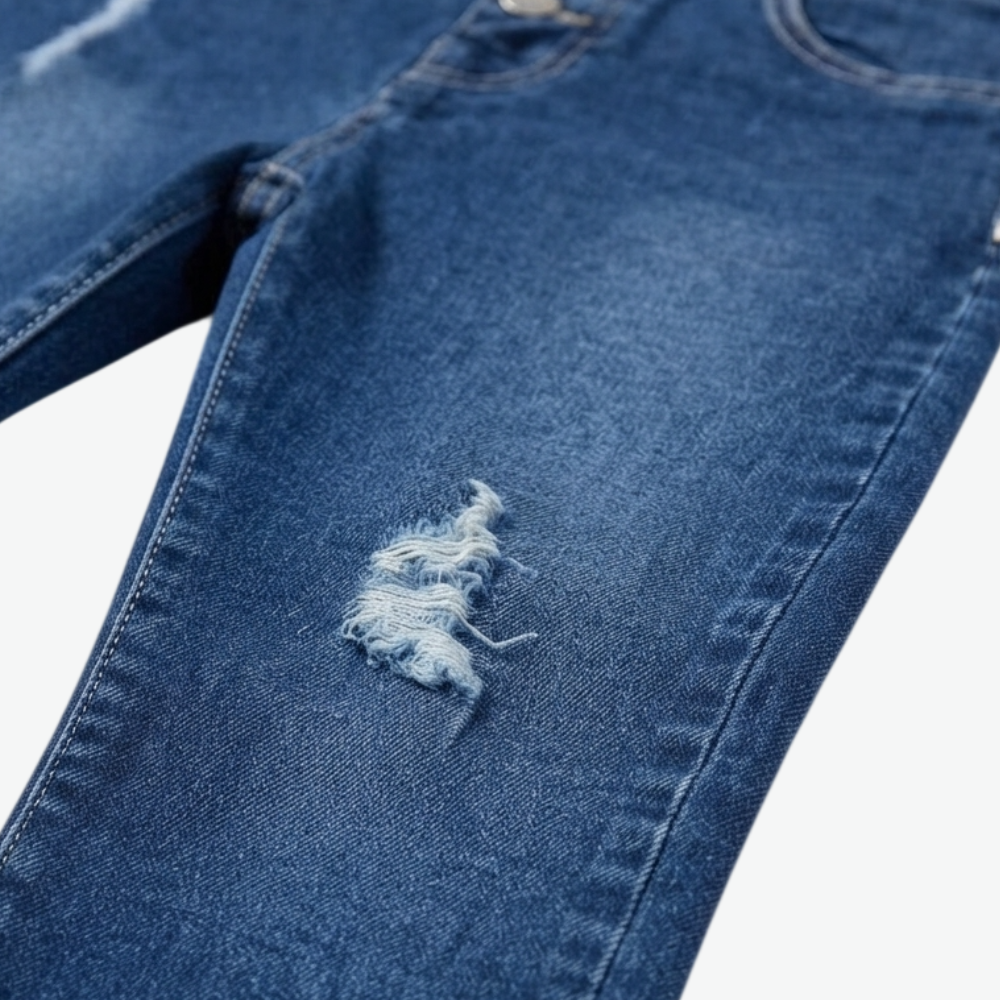 REDTAG DENIM DARK BLUE FRONT BUTTON DETAIL