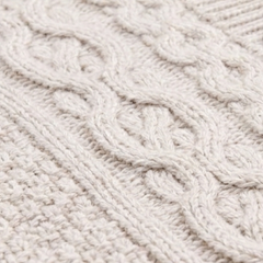 NEXT HEATHER GREY CABLE KNIT CARDIGAN