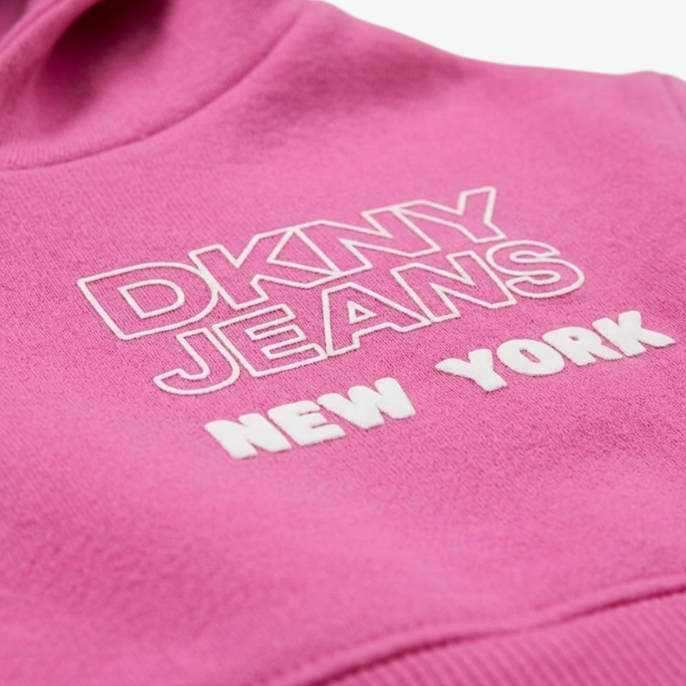 DKNY PINK HOODIE AND JOGGER SET