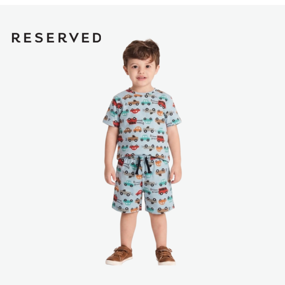 RESERVED MINI CO-ORD BLUE WITH CARS
