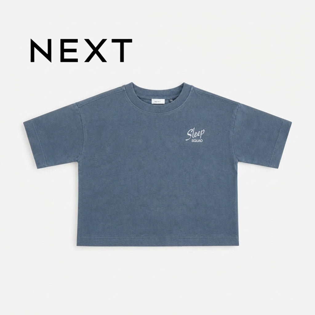 NEXT "SLEEP SQUAD" DOWN-SHOULDER T-SHIRT