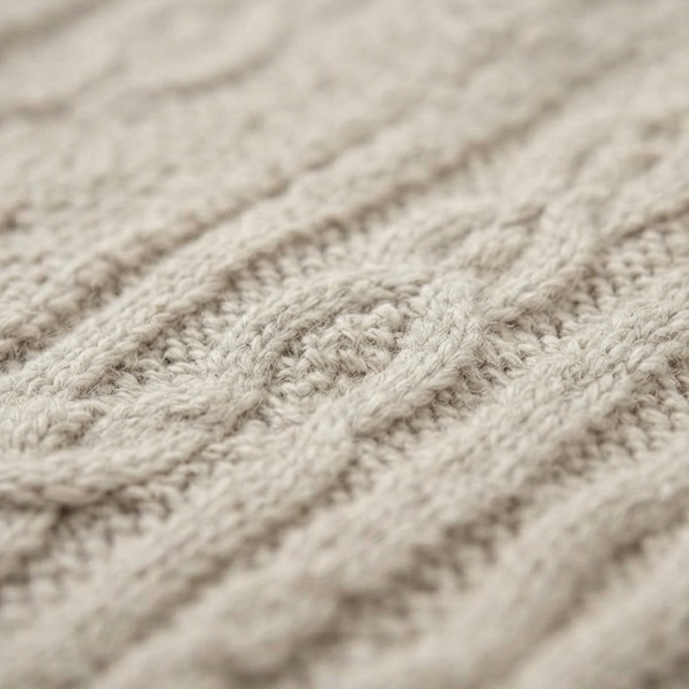 NEXT OATMEAL CABLE KNIT CARDIGAN