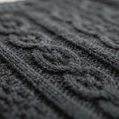 NEXT BLACK CABLE KNIT CARDIGAN