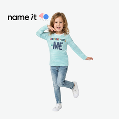 NAME IT STRIPED AWESOME COOL ME LONG-SLEEVE TOP