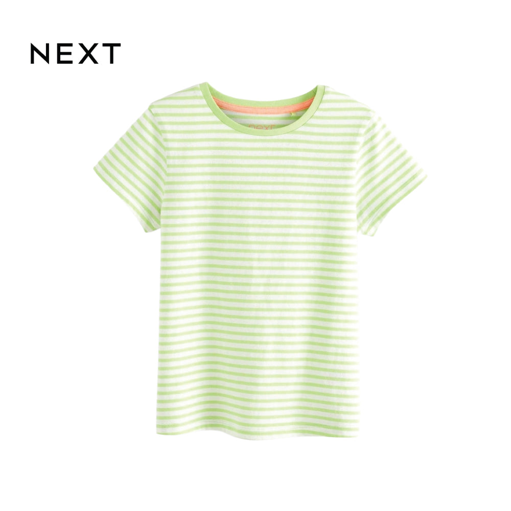 NEXT T-SHIRT GREEN STRIPES