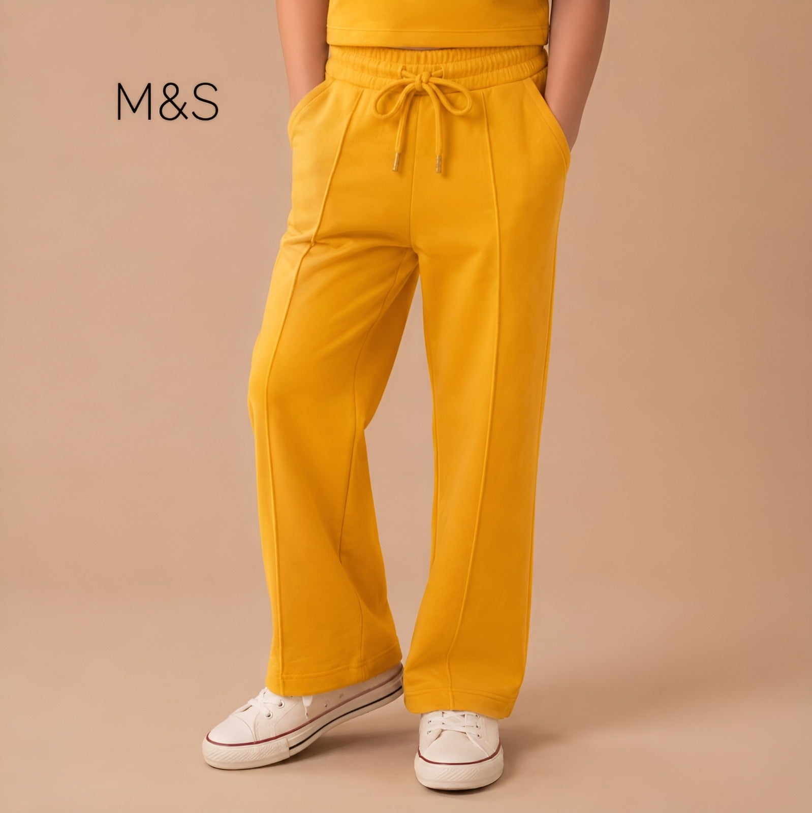 M&S CO-ORD YELLOW "FILL TODAY WITH GRATITUDE"