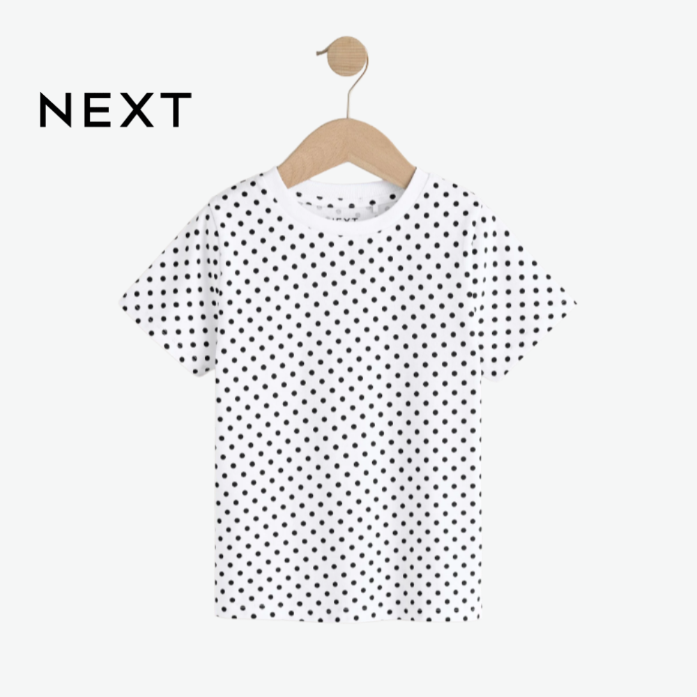 NEXT TOP WHITE WITH POLKA DOTS