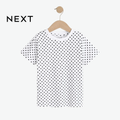 NEXT TOP WHITE WITH POLKA DOTS