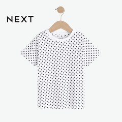 NEXT TOP WHITE WITH POLKA DOTS