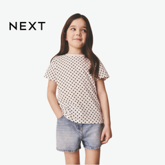 NEXT TOP WHITE WITH POLKA DOTS
