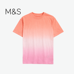 M&S COTTON OMBRE T-SHIRT