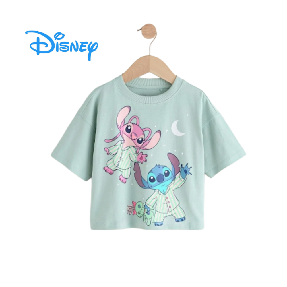 DISNEY NEXT LILO AND STITCH DOWN SHOULDER PISTACHIO GREEN