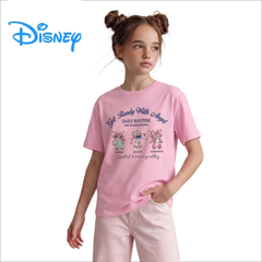 DISNEY LILO AND STITCH PINK T-SHIRT