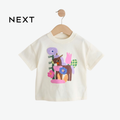 NEXT ECRU WHITE TOP WHITE HORSE 3D DETAIL
