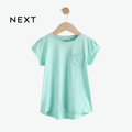 NEXT MINT GREEN TOP DAISY TRIM WITH LACE DETAIL