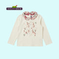 SERGENT MAJOR WHITE FULL-SLEEVES TOP WITH UNICORNS