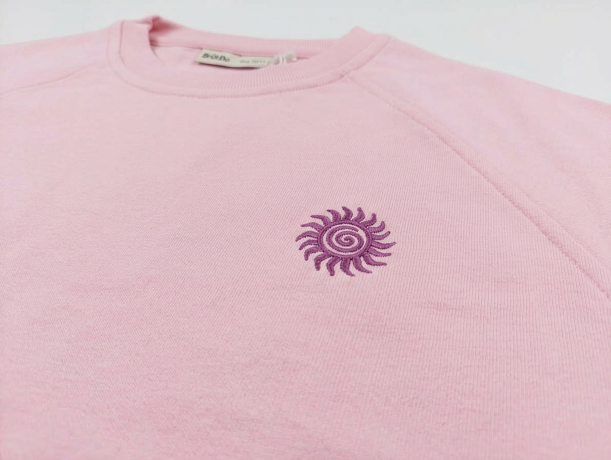 BEL&BO PINK RAGLAN SHORT-SLEEVE T-SHIRT