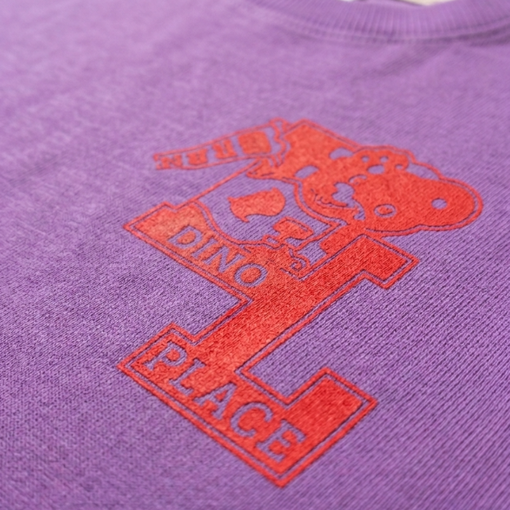 NEXT PURPLE DINO LAND GRAPHIC LONG-SLEEVE TOP
